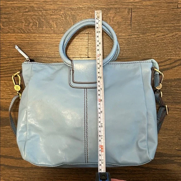 Hobo Shelia Medium Blue Leather Handbag - Picture 5 of 8